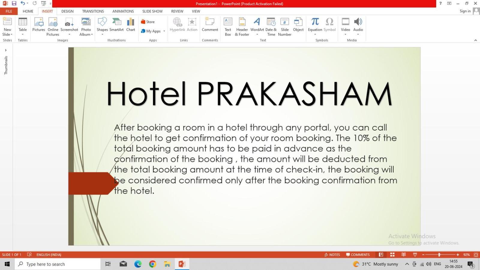 אויאיין Hotel Prakasham מראה חיצוני תמונה